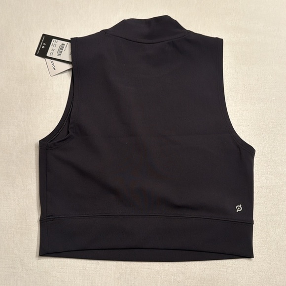 NWT PELOTON Cadent Mock Neck Tank Black - Picture 4 of 5